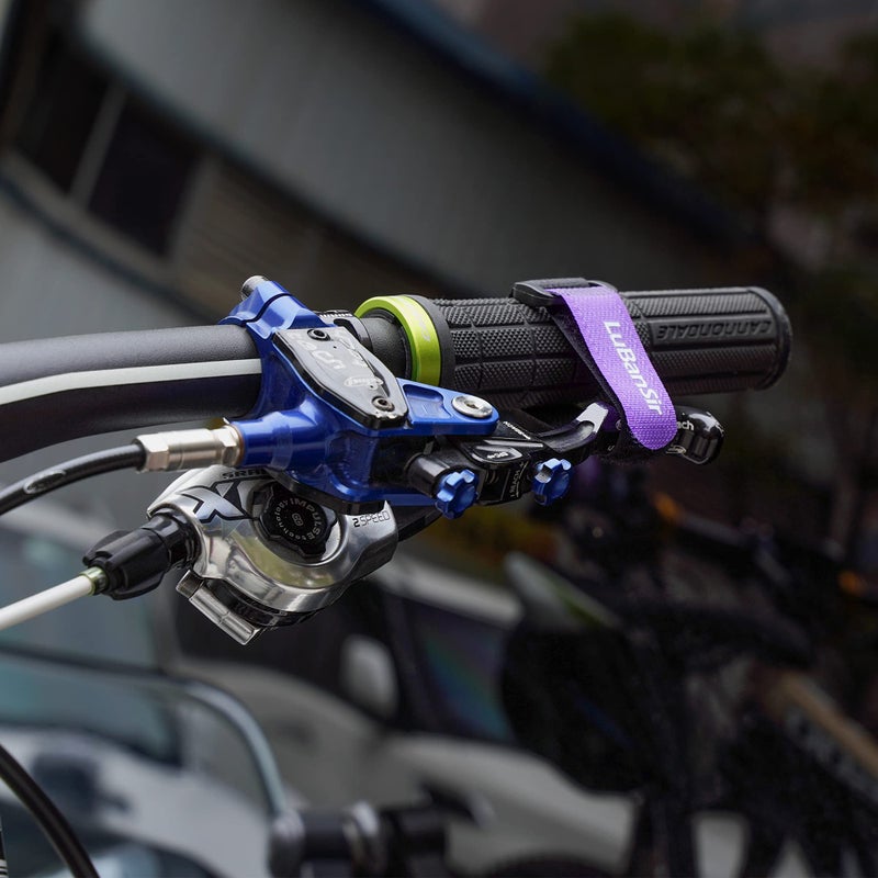 LuBanSir Bike Rack Straps, 8 Pack (8" & 26") Adjustable Bike Stabilizer Straps to Keep Bike Wheel from Spinning - Image 5